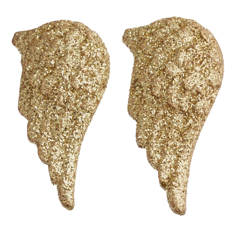 Engelsflügel Deko – selbstklebend, gold (4 Stück) - Produktbild