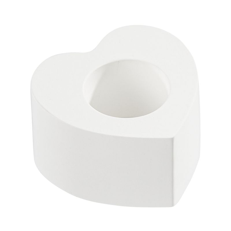 Silikon Gießform Kerzenhalter Herz, ca. 4,5 x 2,5 cm Produktbild