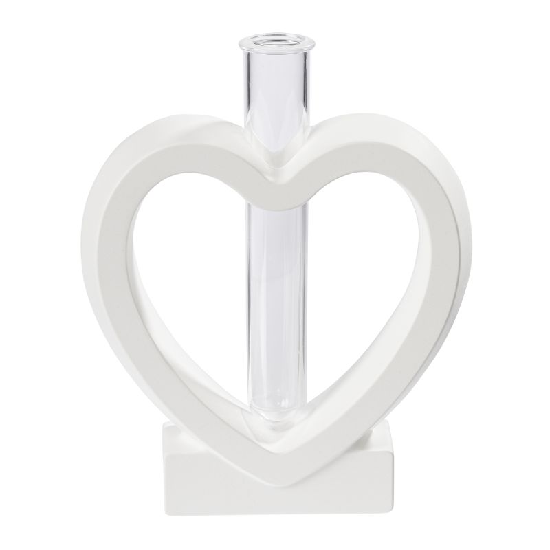 Silikon Gießform Vase Herz, ca. 13,5 x 12 x 3 cm Produktbild