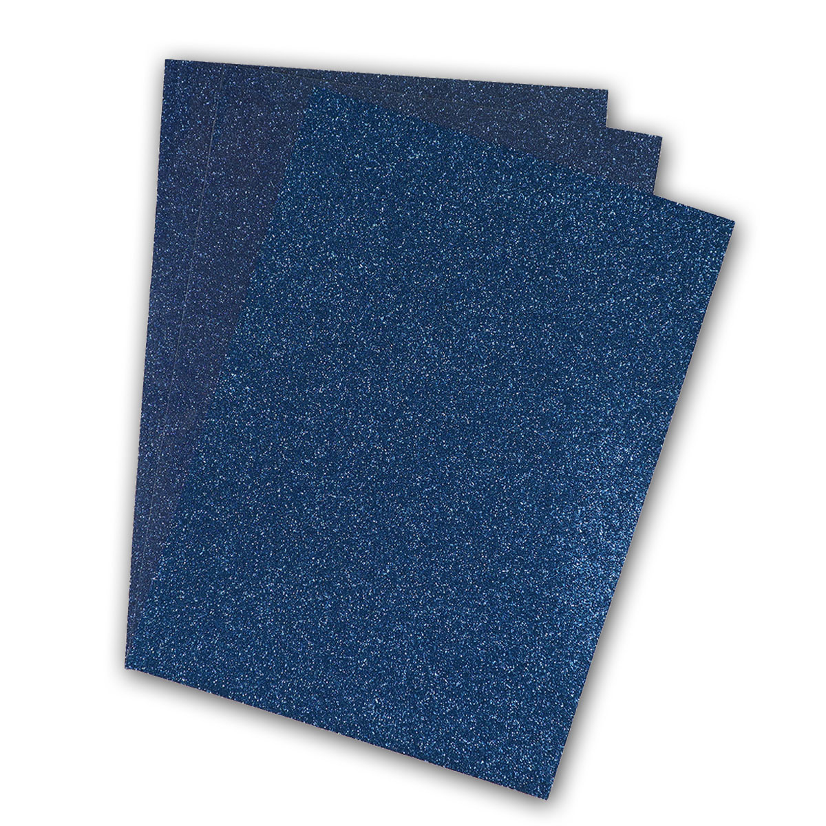 POLI-FLEX® PEARL GLITTER, 20cm x 30cm in Farbe Navy Blue
