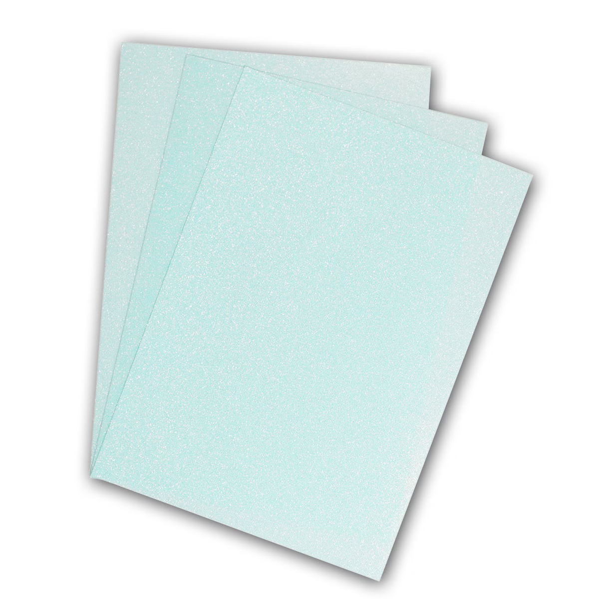 POLI-FLEX® PEARL GLITTER, 20cm x 30cm in Farbe Neon Blue