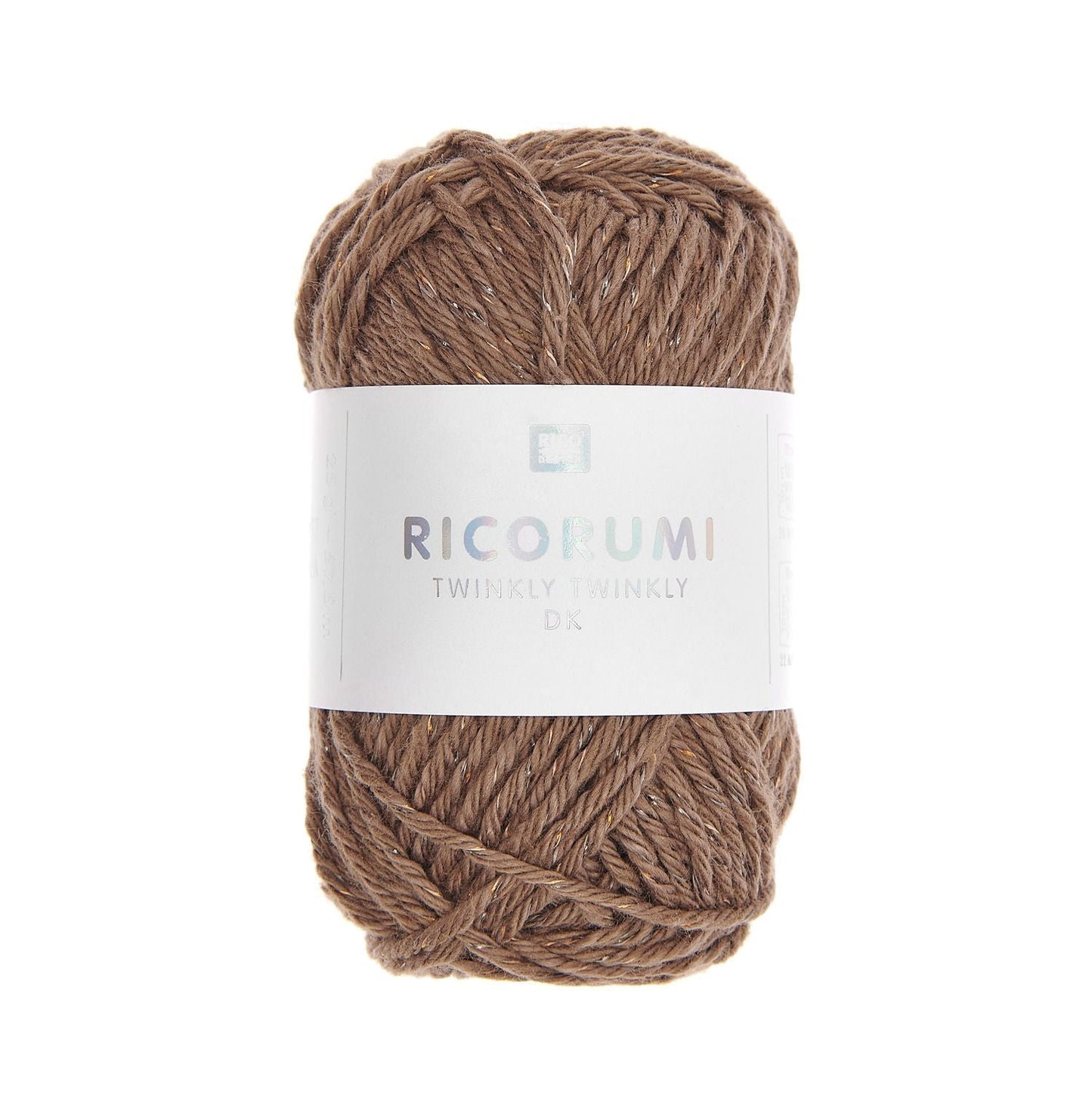 Ricorumi Twinkly Twinkly dk Baumwollgarn 25 g - Variante: braun