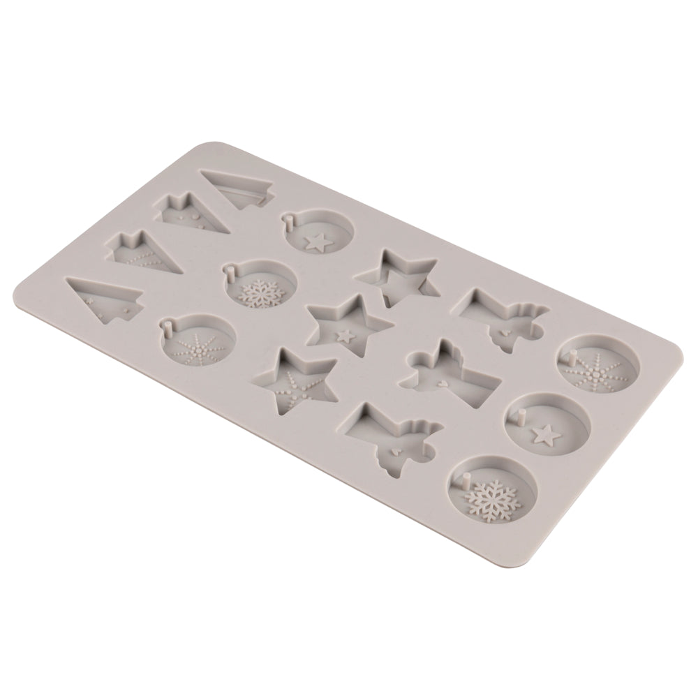 Silikon Gießform Mini-Dekoformen "Xmas" Produktbild