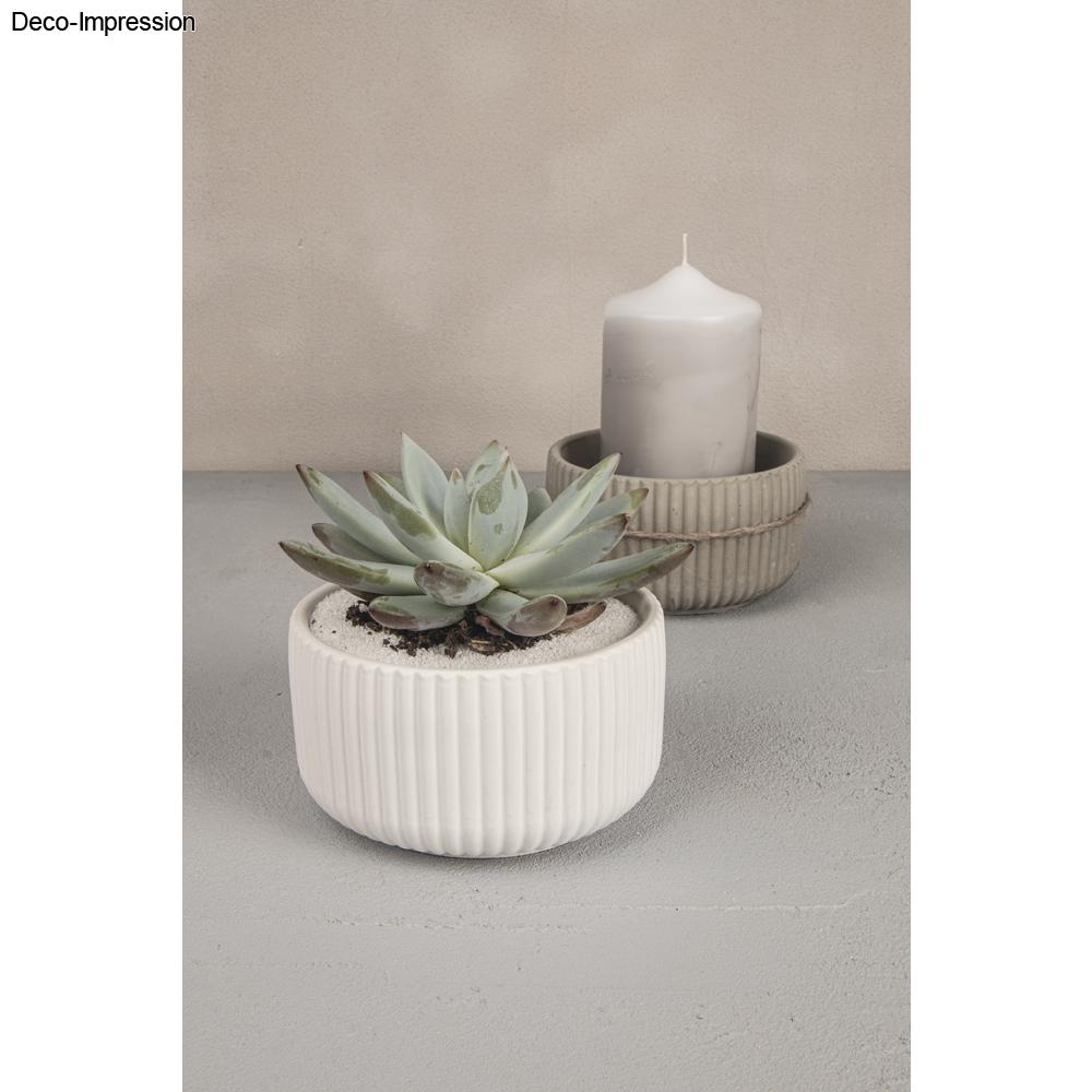 Silikon Gießform Schale geriffelt – Ø 11 cm × H 6,5 cm - Produktbild