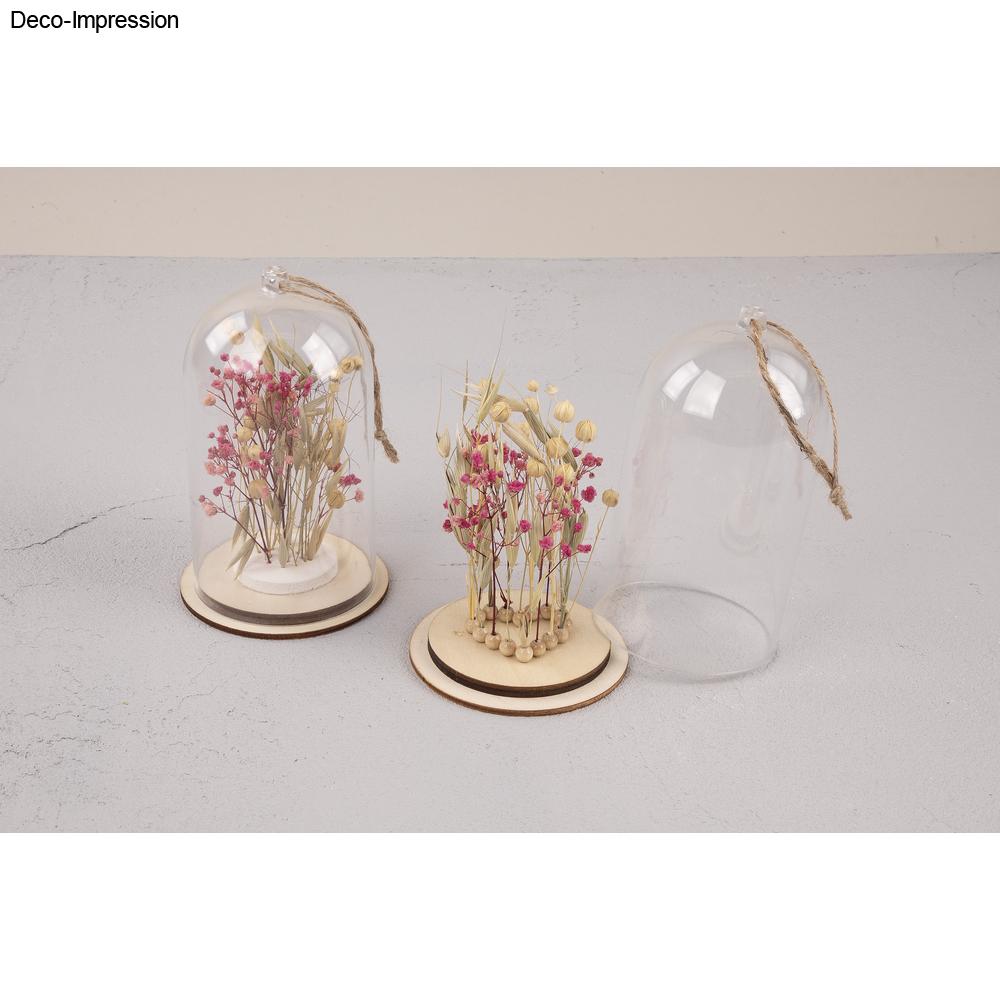 Trockenblumenstrauß Rosa – Mini-Bouquet (18–20 cm) - Produktbild