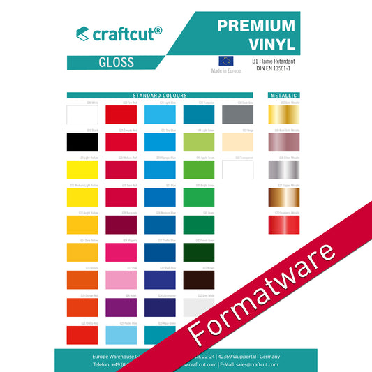 craftcut® glänzend, 20cm x 30cm – Produktbeispiel