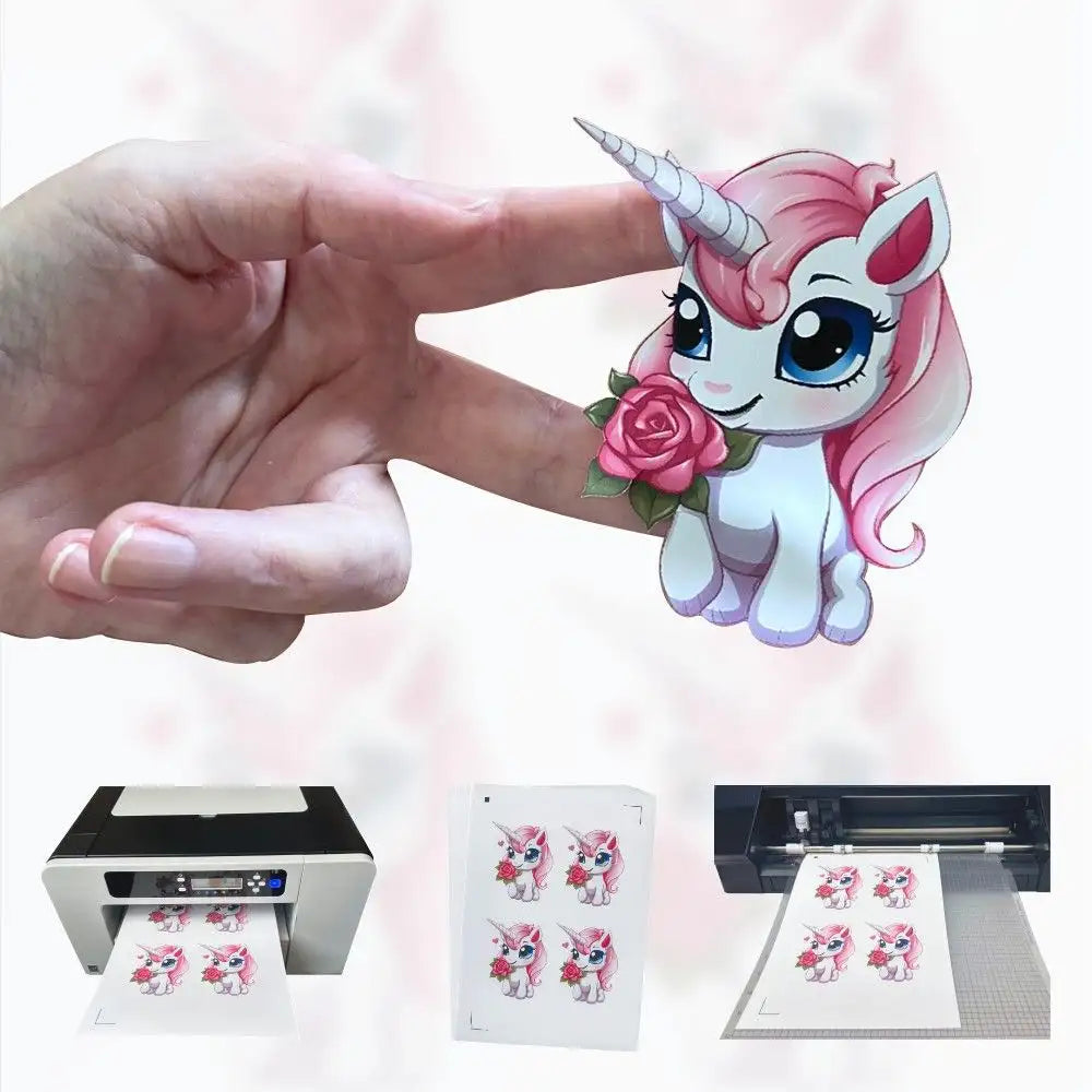 SUPERIOR® Sticker-Vinyl weiß matt, DIN A4, 25 Stück – Produktbeispiel