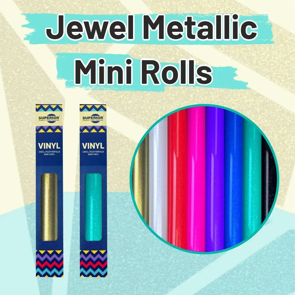 SUPERIOR® 9500 Jewel Metallic, Minirolle 30,5cm x 61cm – Produktbeispiel