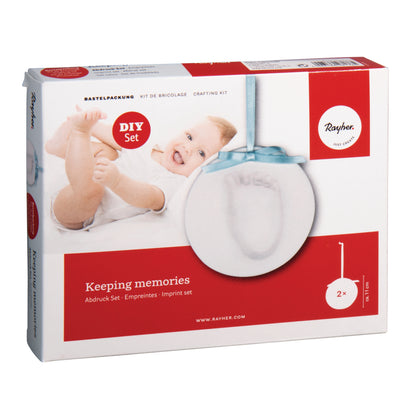 Babyfuß-Abdruckset "keeping memories"  Produktbild