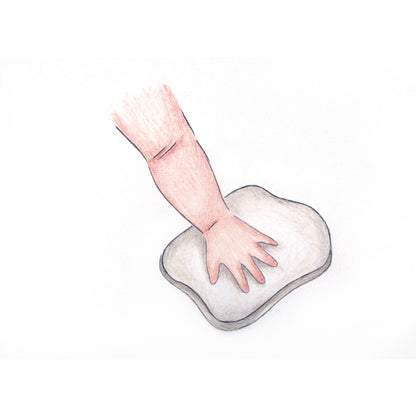 Babyfuß-Abdruckset "keeping memories"  Produktbild