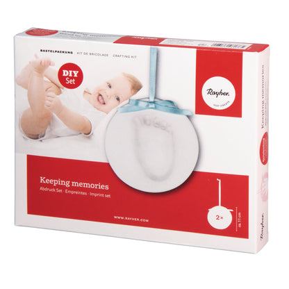 Babyfuß-Abdruckset "keeping memories"  Produktbild