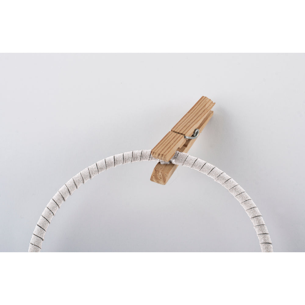 Traumfänger Bastelset – 18 cm, weiß - Produktbild