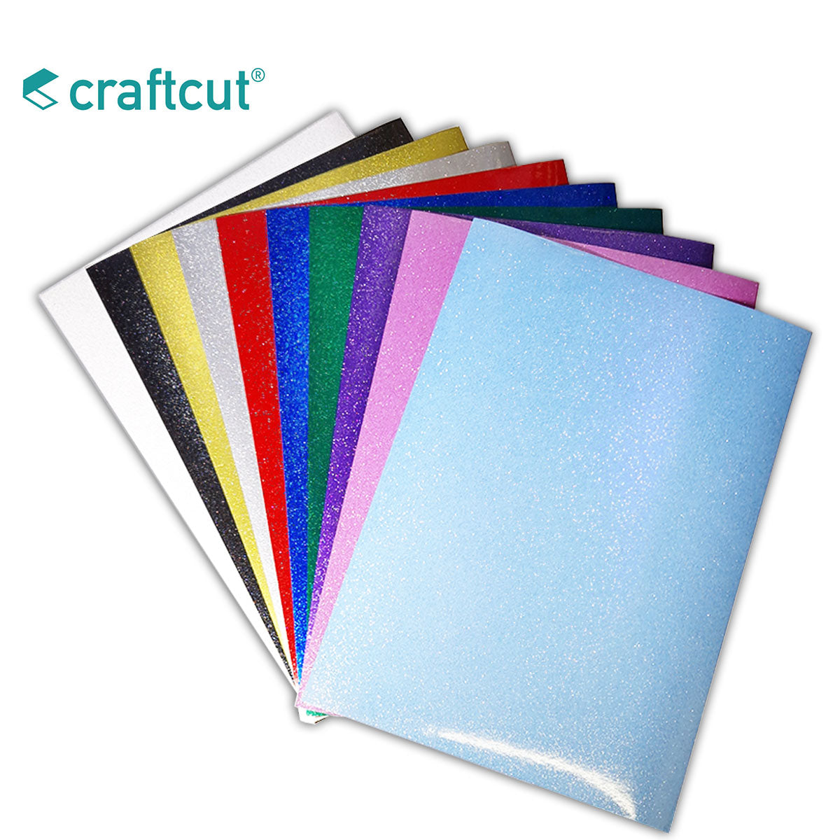 craftcut® BlingBling Vinylfolie – A4 Bogen (21×29,7 cm) - Produktbild