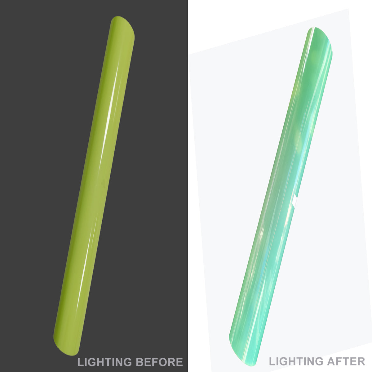 craftcut® Farbwechsel UV Flexfolie A4 - Variante: Citrine to Olivine