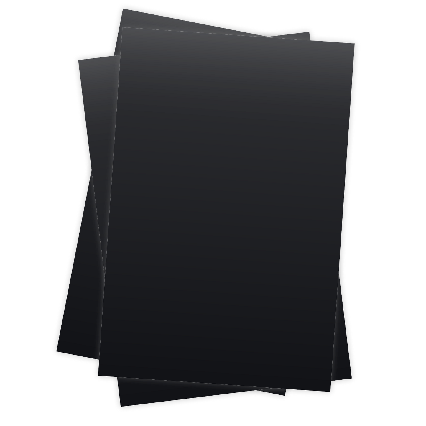 craftcut® glänzend Vinylfolie A4 - Variante: Black