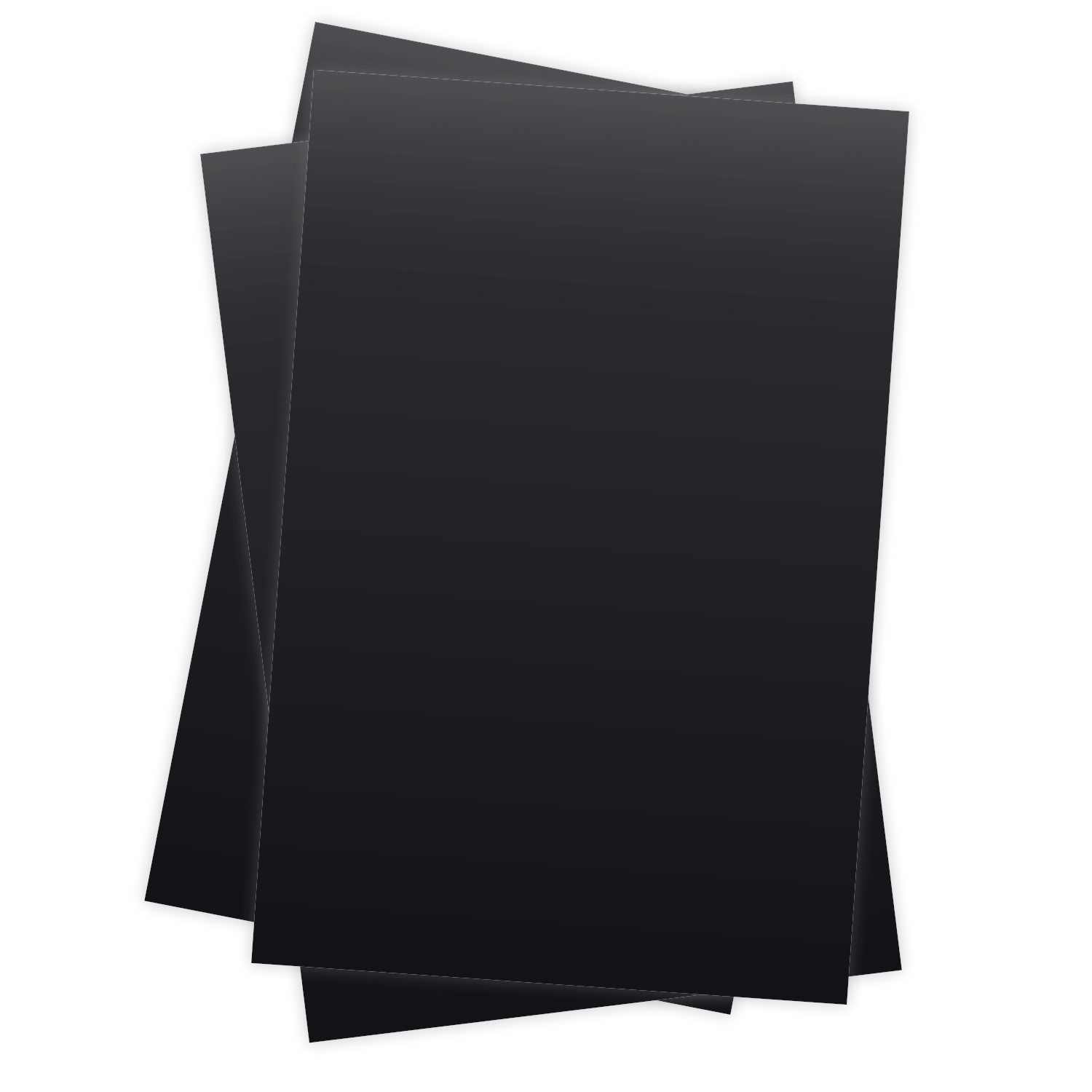 craftcut® glänzend Vinylfolie A4 - Variante: Black