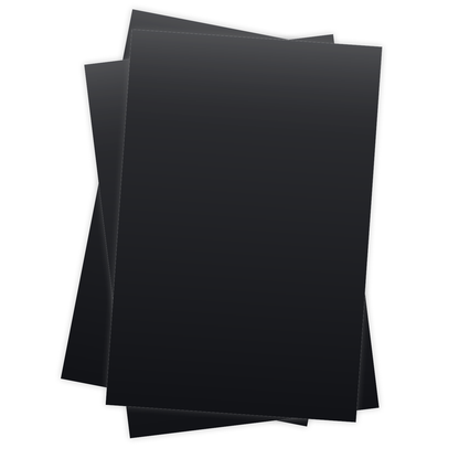 craftcut® glänzend Vinylfolie A4 - Variante: Black