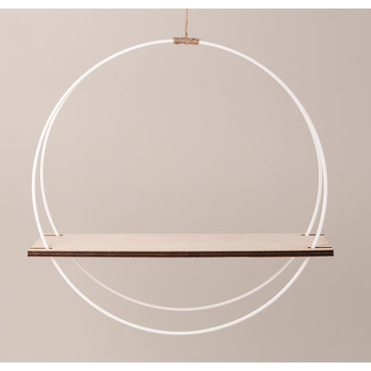 Deko Ringe + Holzboard – Bastelset, zum Hängen - Produktbild