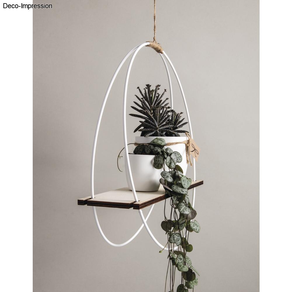 Deko Ringe + Holzboard – Bastelset, zum Hängen - Produktbild