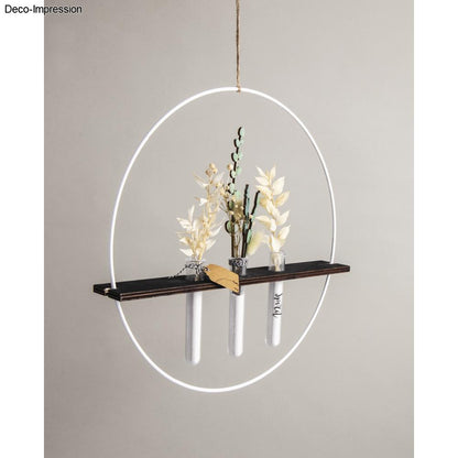 Dekoring + Holzboard – Deko-Set, inkl. Acryl-Reagenzgläser - Produktbild