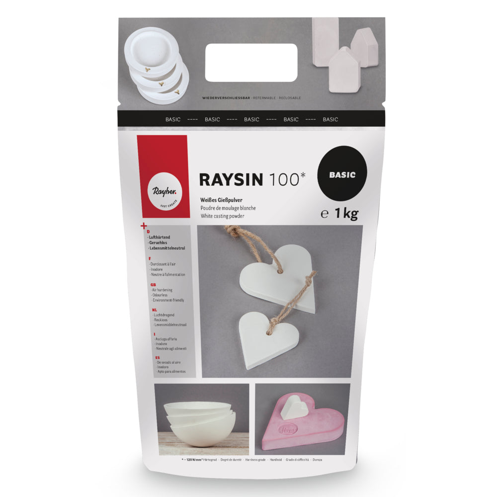 Gießpulver Raysin 100 - 1kg, weiß - Produktbild