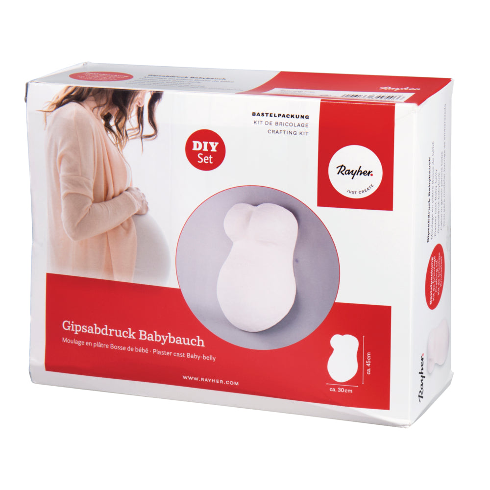 Gipsabdruck Babybauch – Abdruckset, Komplett-Set - Produktbild