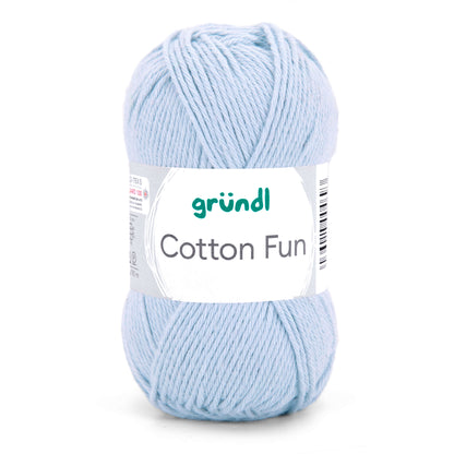 Gründl Cotton Fun Baumwollgarn 50 g - Variante: babyblau