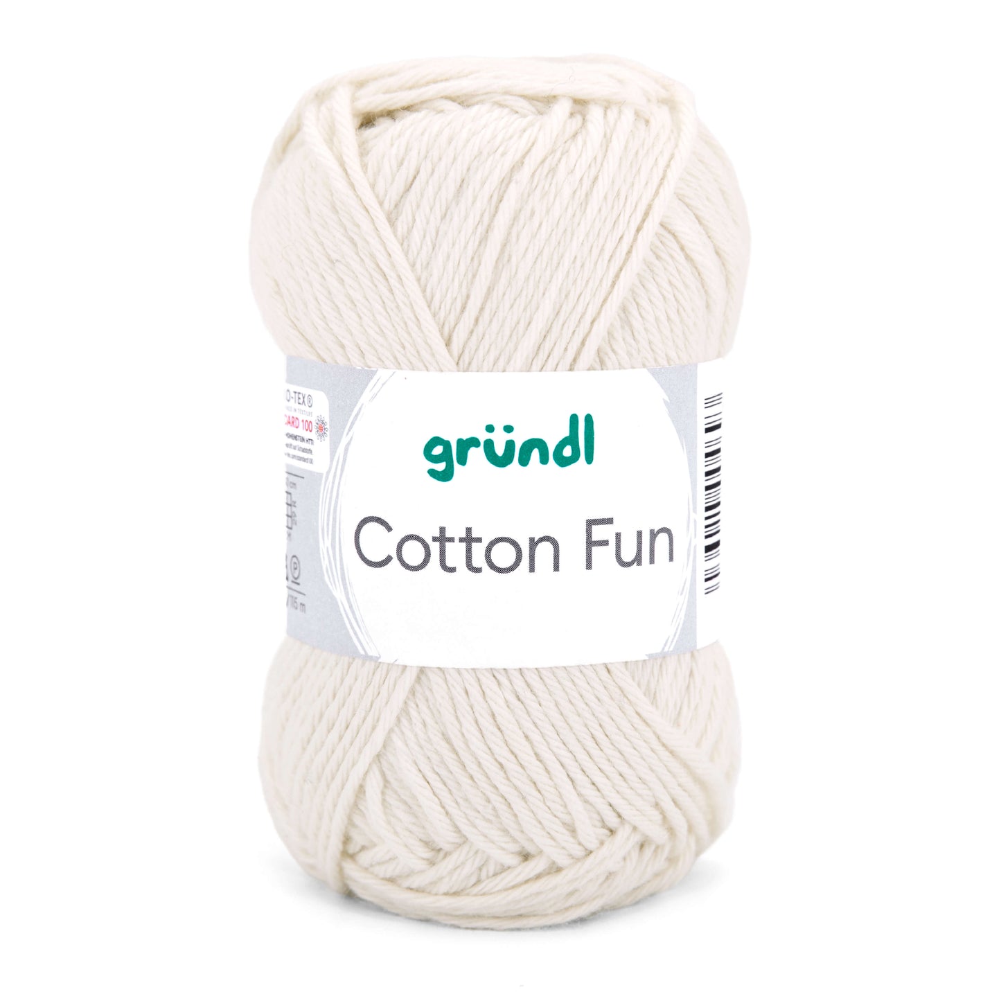 Gründl Cotton Fun Baumwollgarn 50 g - Variante: creme