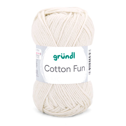 Gründl Cotton Fun Baumwollgarn 50 g - Variante: creme