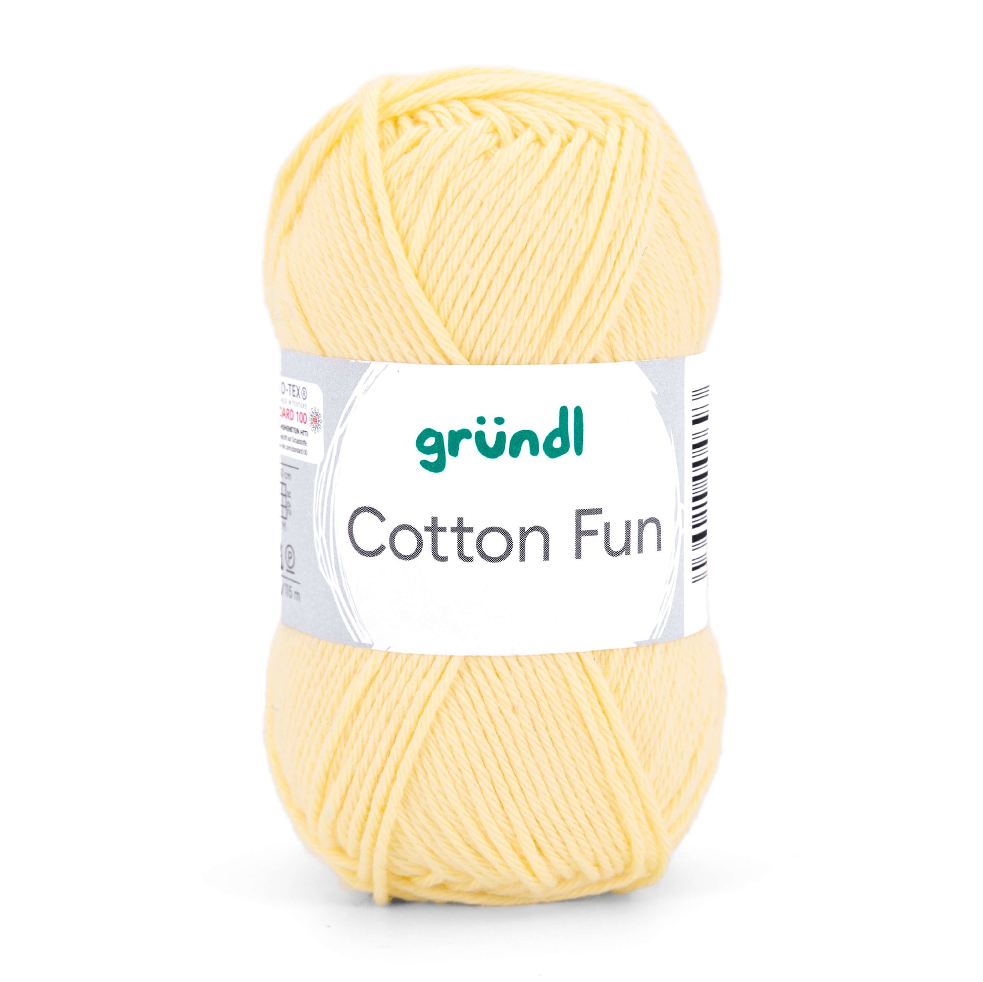 Gründl Cotton Fun Baumwollgarn 50 g - Variante: pastellgelb