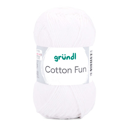 Gründl Cotton Fun Baumwollgarn 50 g - Variante: weiß