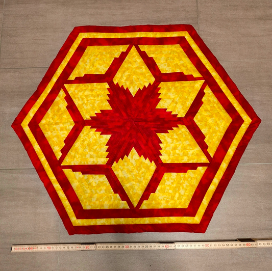 Quilt "Sonnenfeuer", ca. 60 cm Produktbild
