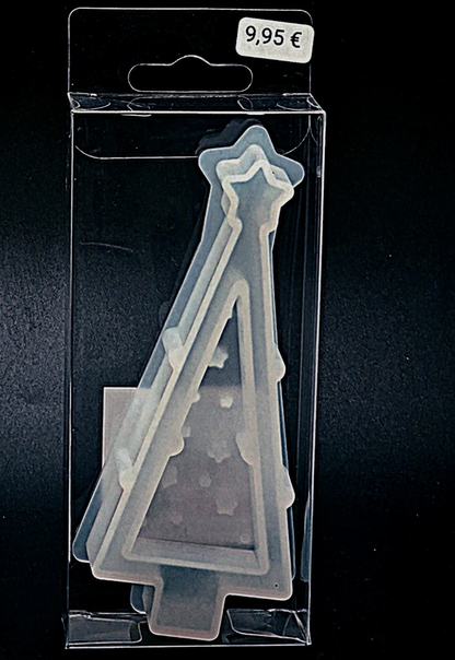 Silikon Gießform Baum/Stern, 12,5 x 5 x 2 cm Produktbild
