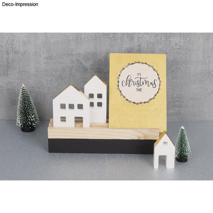 Holzaufsteller für Dekoringe – FSC 100% - Produktbild