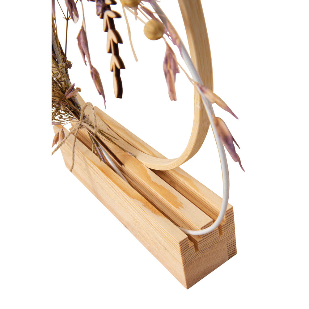 Holzaufsteller für Dekoringe – FSC 100% - Produktbild