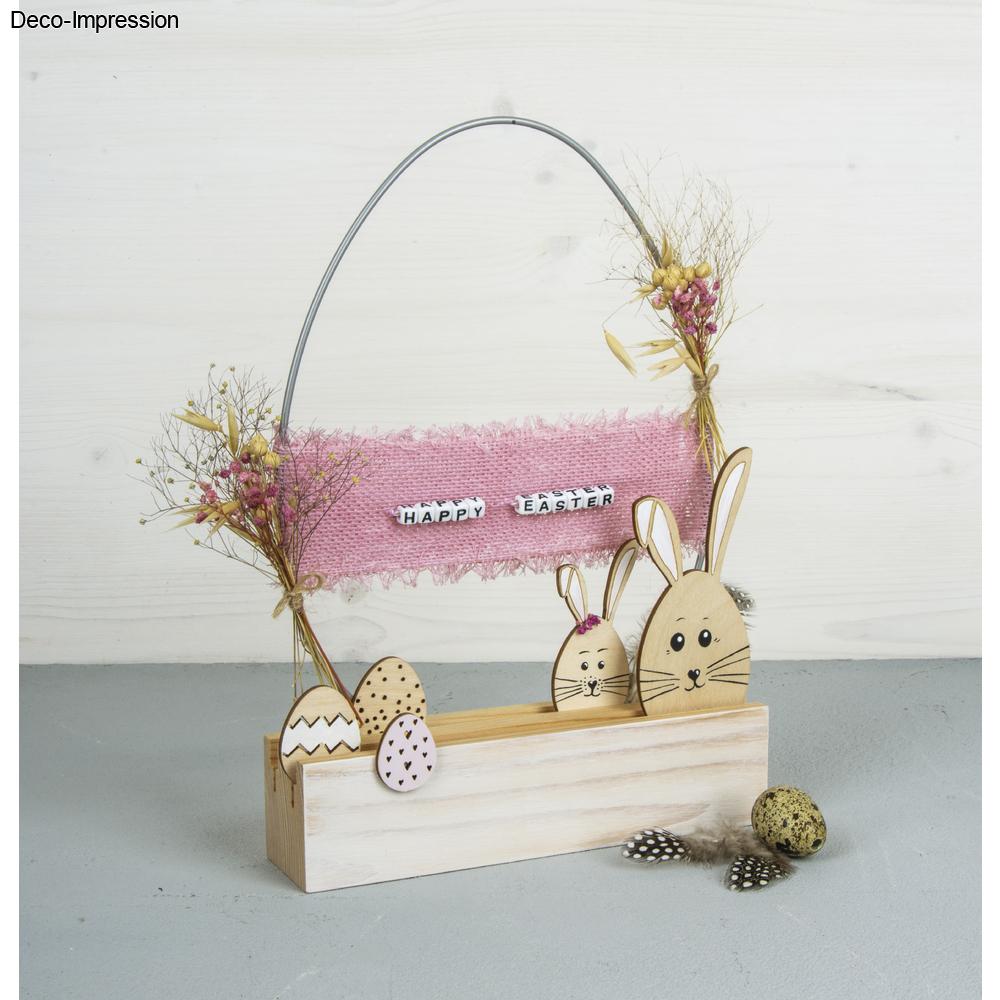 Holzaufsteller für Dekoringe – FSC 100% - Produktbild