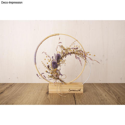 Holzaufsteller für Dekoringe – FSC 100% - Produktbild