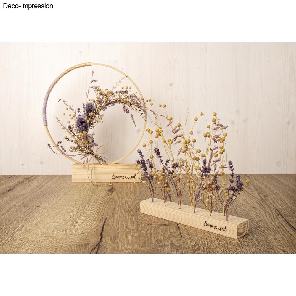 Holzaufsteller für Dekoringe – FSC 100% - Produktbild