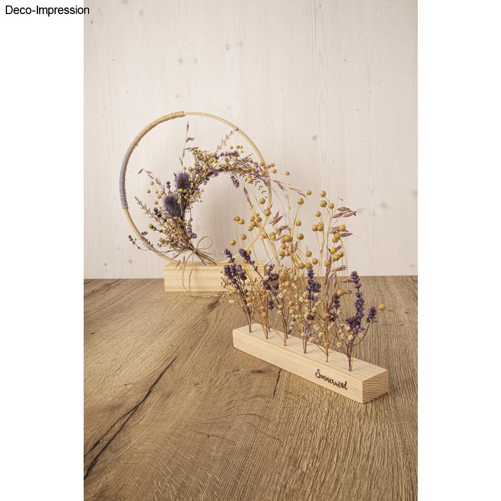 Holzaufsteller für Dekoringe – FSC 100% - Produktbild