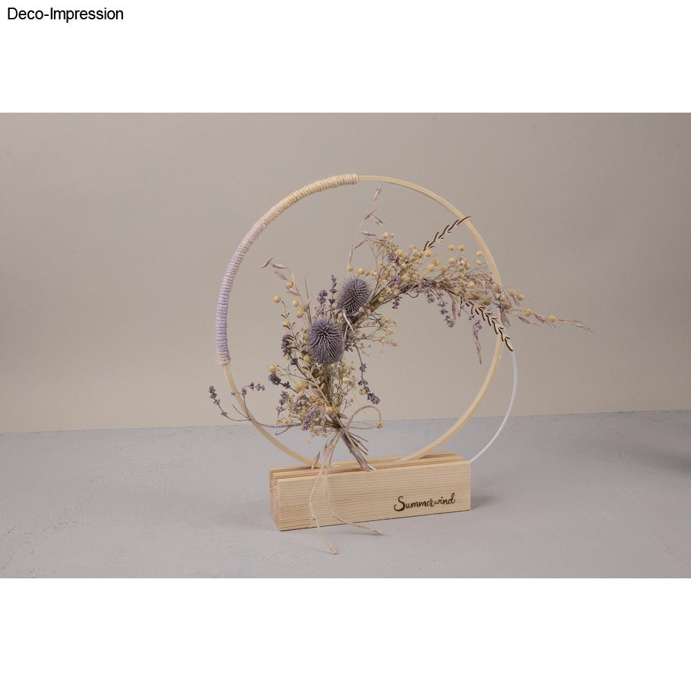 Holzaufsteller für Dekoringe – FSC 100% - Produktbild