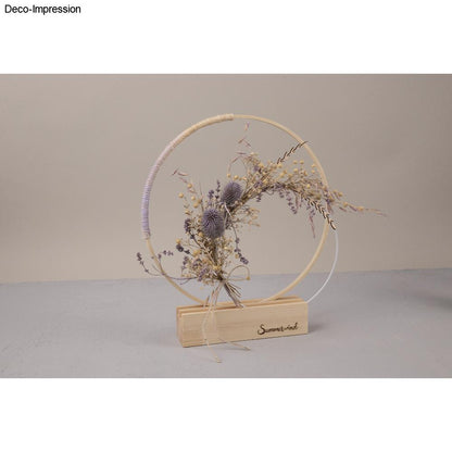 Holzaufsteller für Dekoringe – FSC 100% - Produktbild