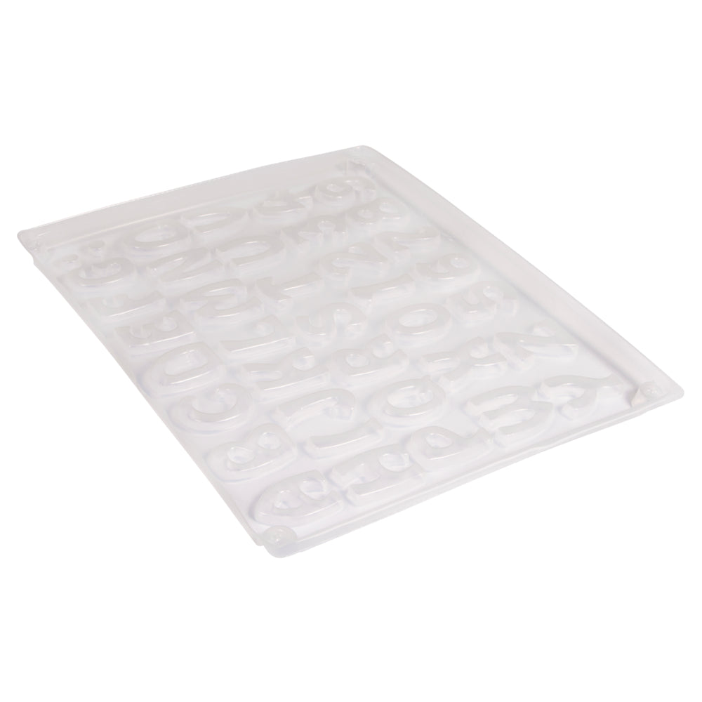 LDPE Gießform Buchstaben/Zahlen, 37 Motive - Produktbild
