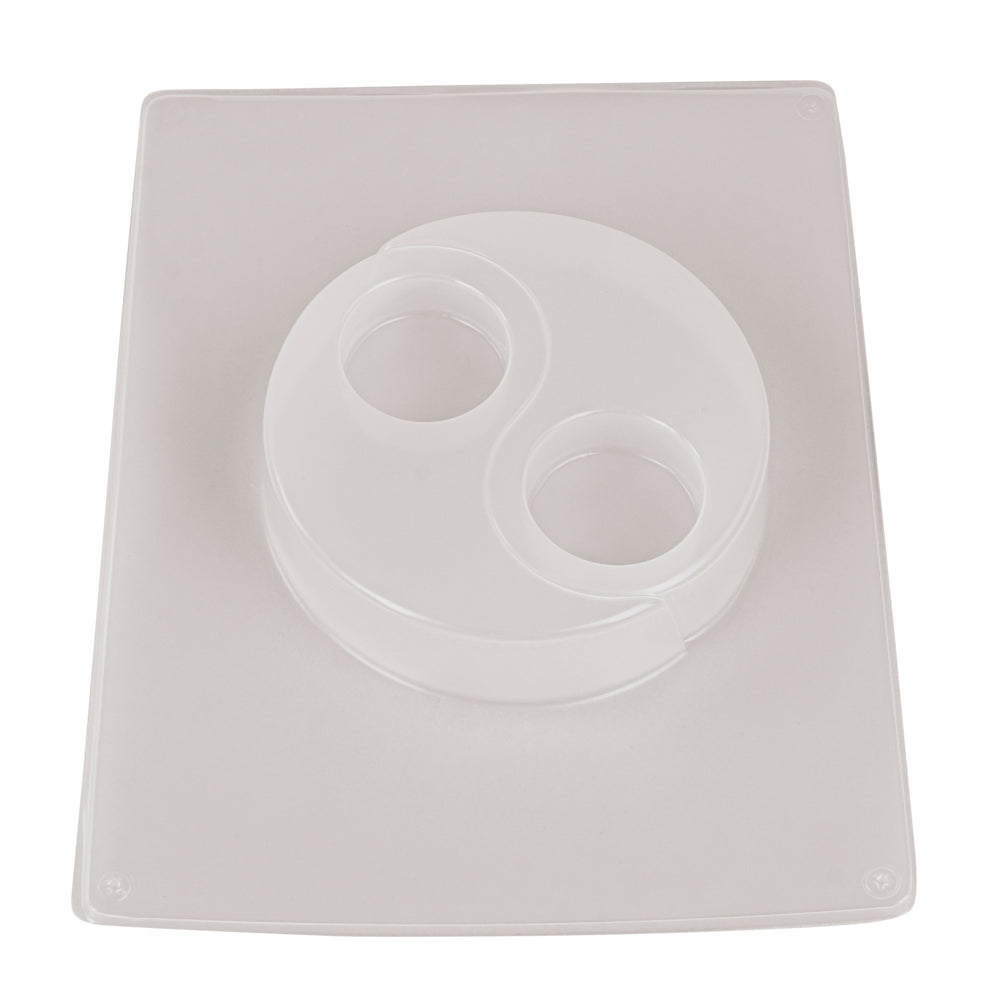 LDPE Gießform Teelichthalter Yin Yang, 2 Motive - Produktbild