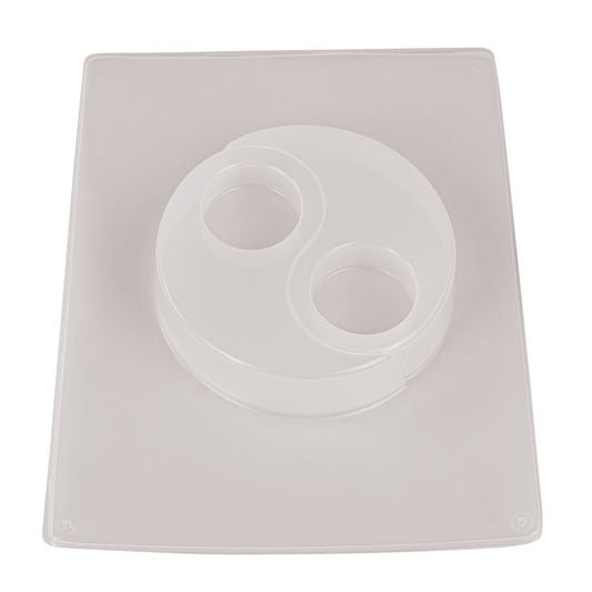 LDPE Gießform Teelichthalter Yin Yang, 2 Motive - Produktbild
