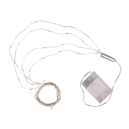 Mini-LED Lichterkette mit Timer, lichtgelb, 96 LEDs - Produktbild