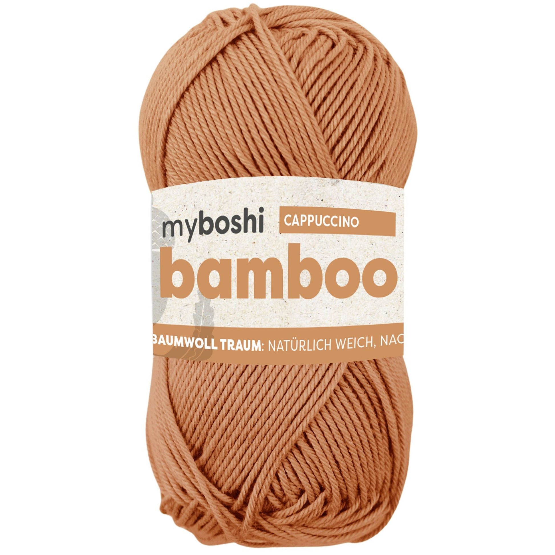 myboshi Bamboo Bambus-Baumwollgarn 50 g - Variante: cappuccino