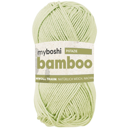 myboshi Bamboo Bambus-Baumwollgarn 50 g - Variante: pistazie