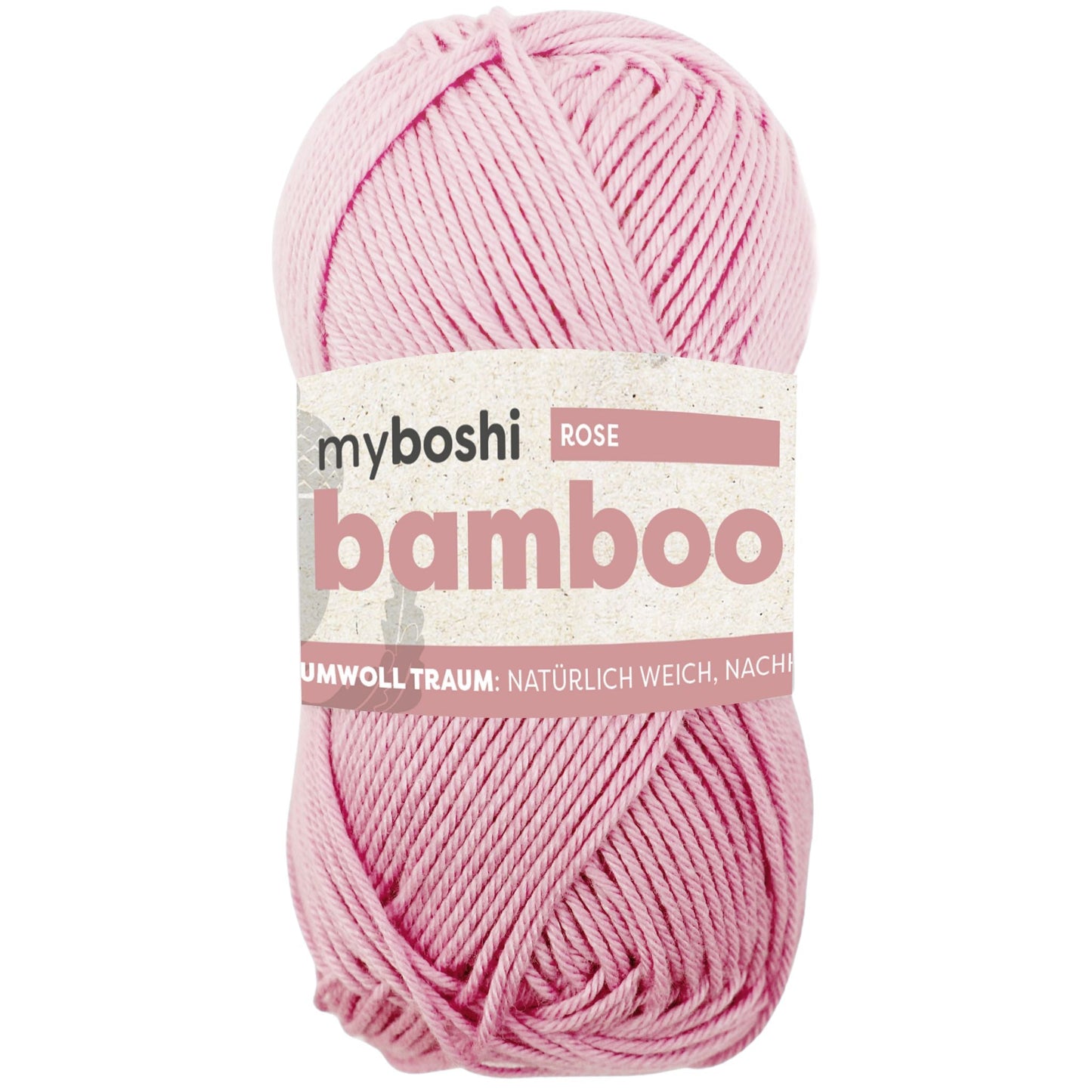 myboshi Bamboo Bambus-Baumwollgarn 50 g - Variante: rose