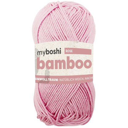 myboshi Bamboo Bambus-Baumwollgarn 50 g - Variante: rose