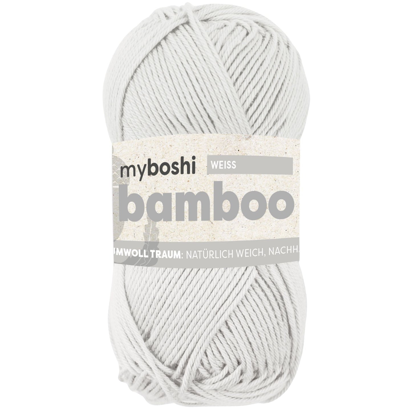 myboshi Bamboo Bambus-Baumwollgarn 50 g - Variante: weiß